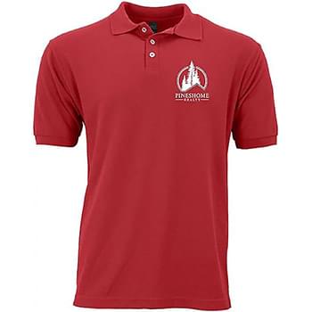 M&O Men's Soft Touch Polo Screened