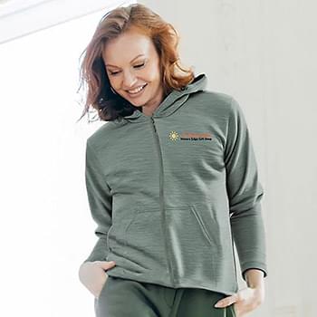 Light Weight Full Zip Hooded Jersey - Embroidered