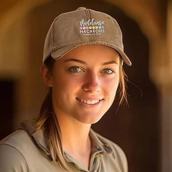 Pigment Dye Hat - Embroideredered