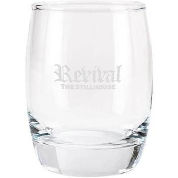 Etched Whiskey Glass 6 oz